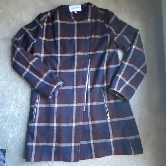 Cupcakes & Cashmere Renley Plaid Coat - Picture 4 of 7